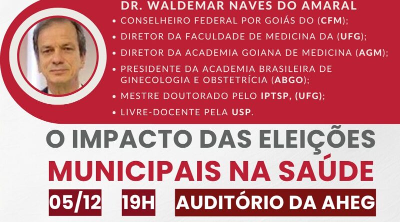 6º Encontro dos Gestores Hospitalares de Goiás encerra calendário de eventos de 2024 com palestra sobre o impacto das eleições municipais na saúde