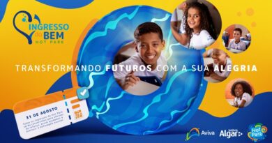 Ingresso do Bem: visitantes do Hot Park Rio Quente contribuem para educação de crianças e adolescentes em ação social com o Instituto Algar